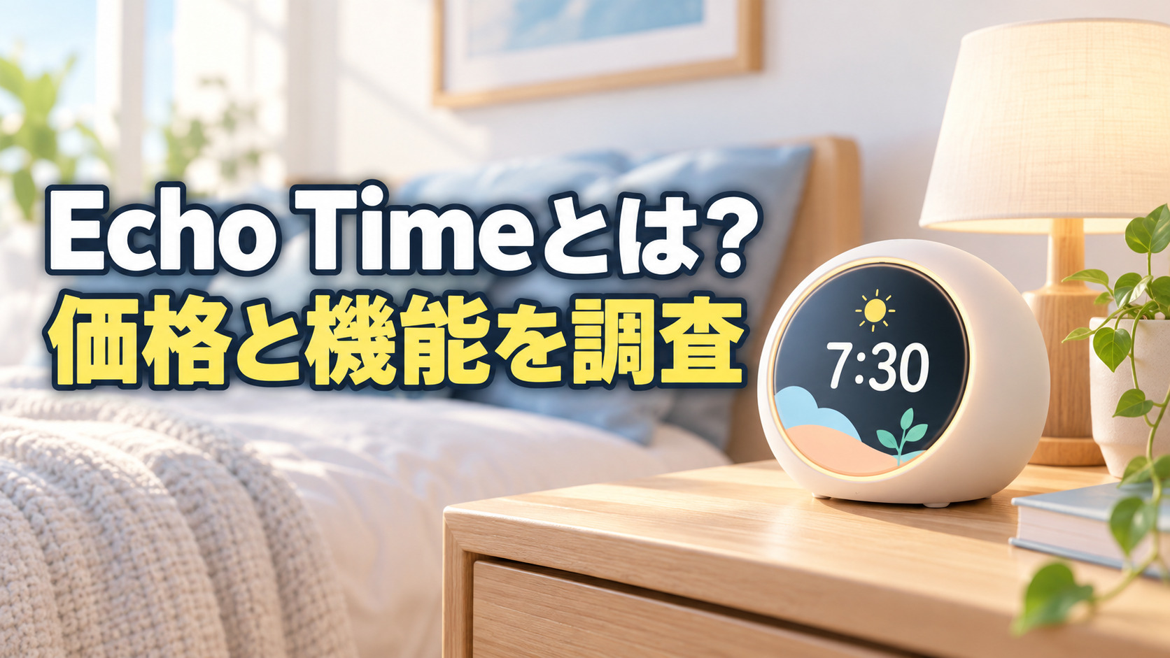 Echo Timeとは?価格と機能を調査する記事のアイキャッチ画像