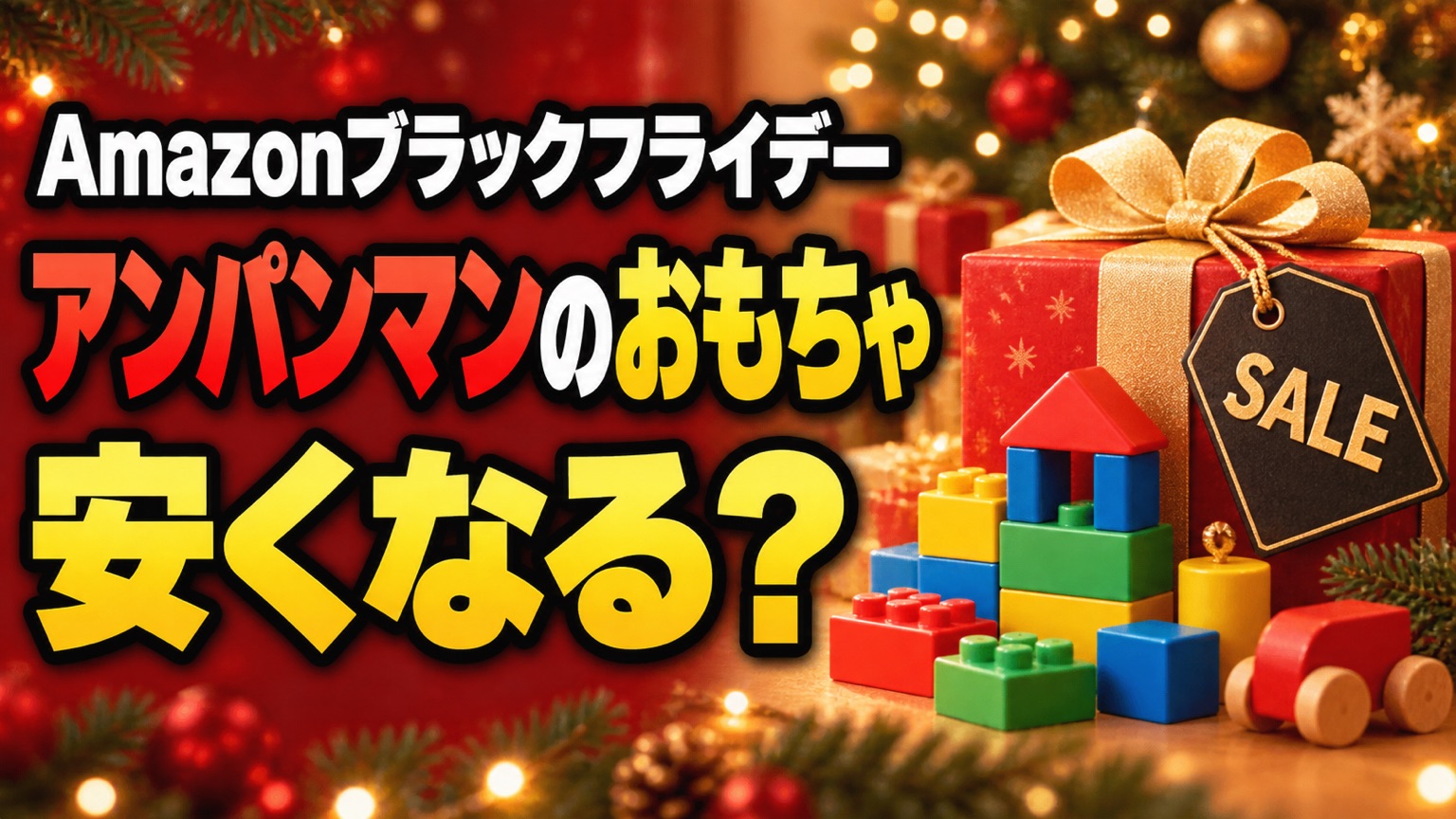 Amazonブラックフライデー アンパンマンのおもちゃは安くなる?