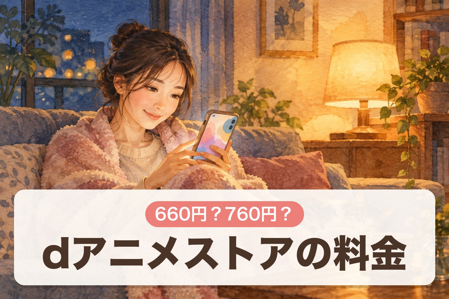 dアニメストアの料金 660円?760円?
