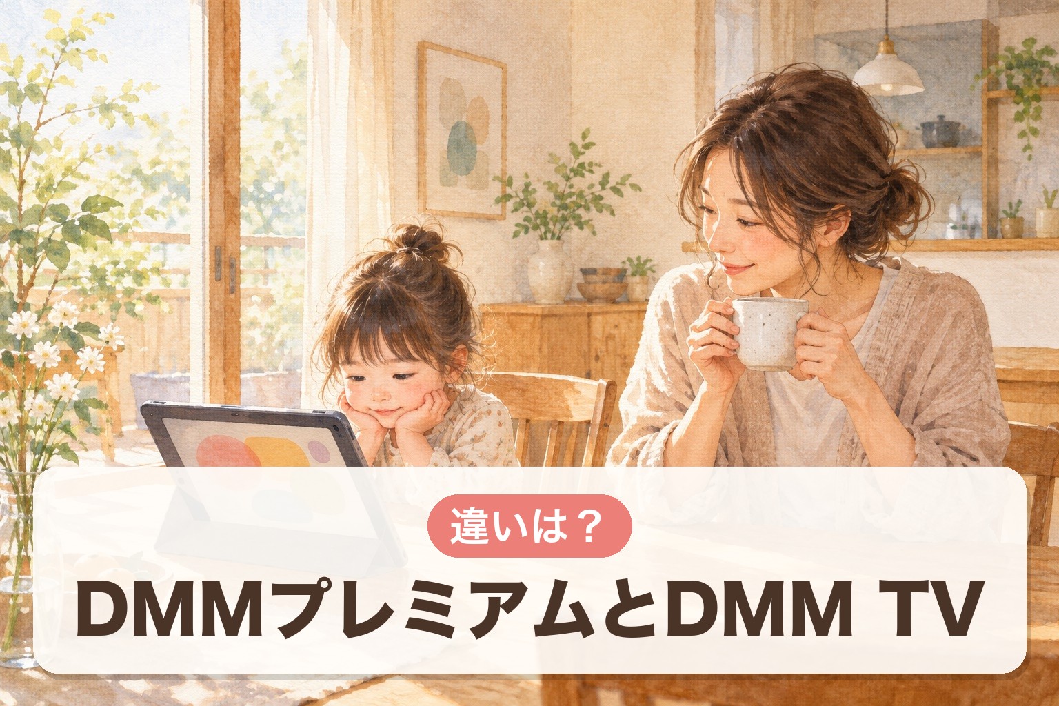 DMMプレミアムとDMM TV 違いは?