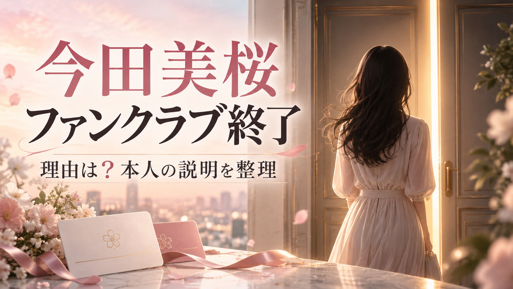 今田美桜さんのファンクラブ終了理由と本人の説明を整理