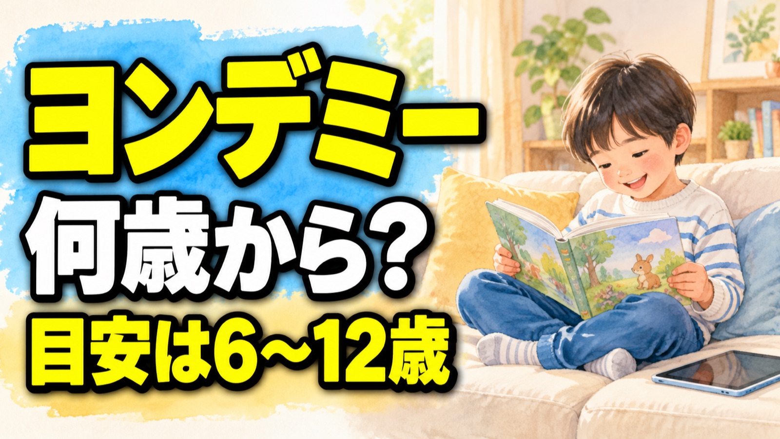 ヨンデミー 何歳から?目安は6〜12歳